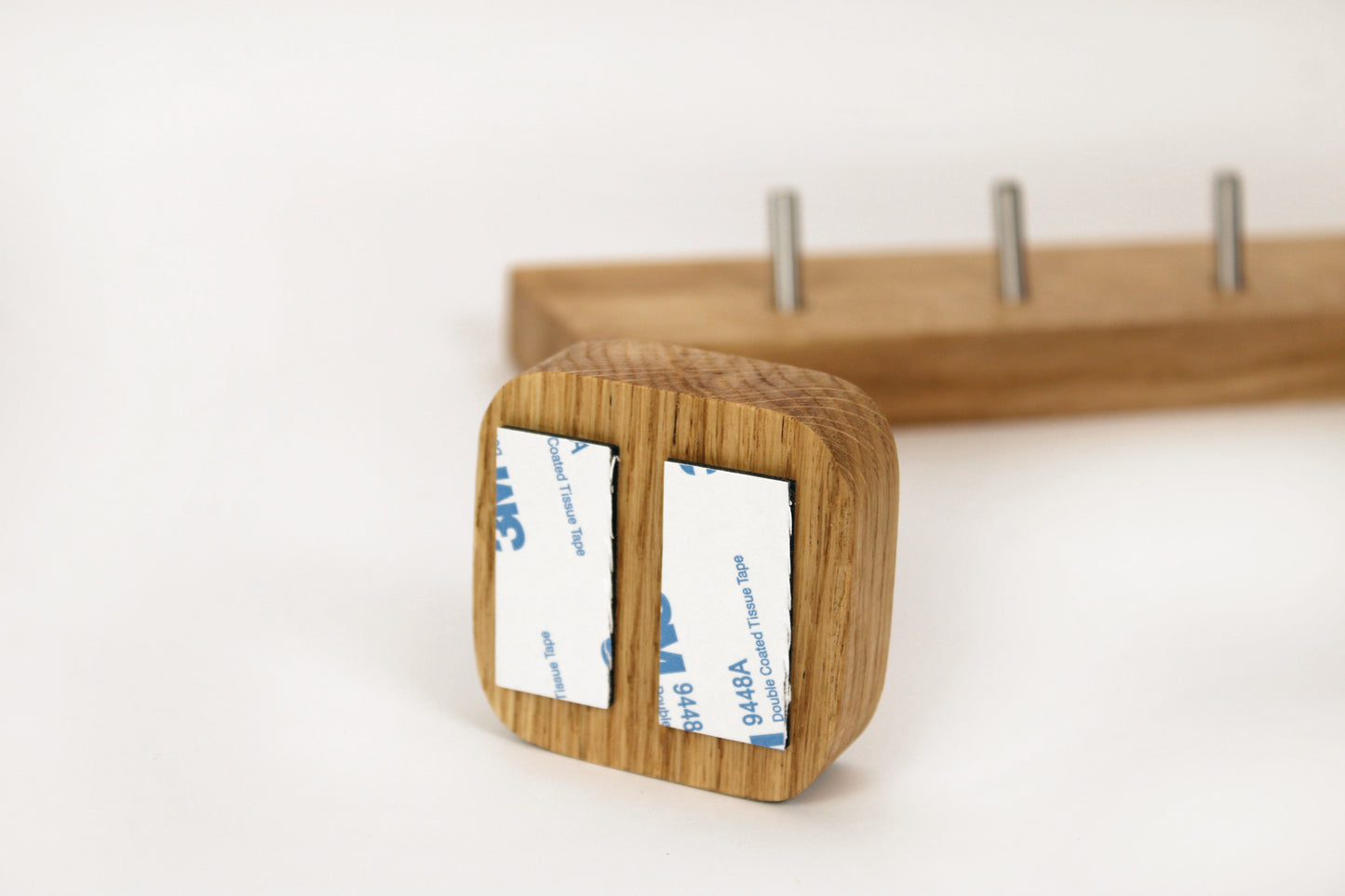 kleiner vielseitiger Holzgarderoben- Haken, Wandhaken | Handtuchhalter