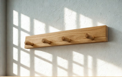 EIKEN – Wandgarderobe aus massiver Eiche | Handgefertigt in Deutschland