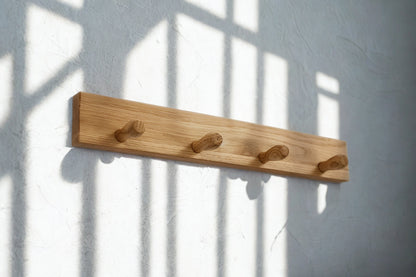 EIKEN – Wandgarderobe aus massiver Eiche | Handgefertigt in Deutschland