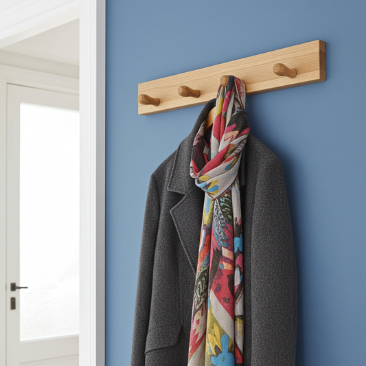 EIKEN – Wandgarderobe aus massiver Eiche | Handgefertigt in Deutschland